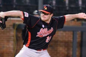 Craig Larkin allowed six first innings runs in Illinois State's 9-6 loss to Purdue on Tuesday. (Photo courtesy GoRedbirds.com)