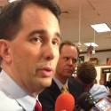 Presidential hopeful Walker campaigns for LaHood in Bloomington