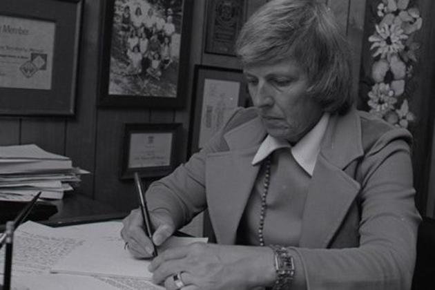 Former Illinois State athletic director Laurie Mabry passed away Friday at the age of 86. (Photo courtesy GoRedbirds.com)