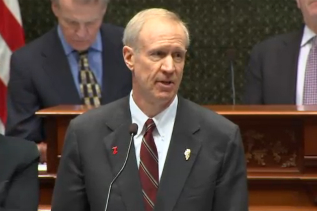 Gov. Bruce Rauner delivered his budget address Wednesday. (WJBC file photo)