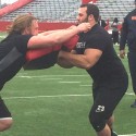 ISU gridders go through Pro Day