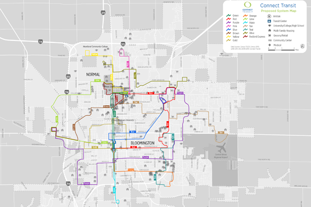 Connect Transit preview new routes | WJBC AM 1230