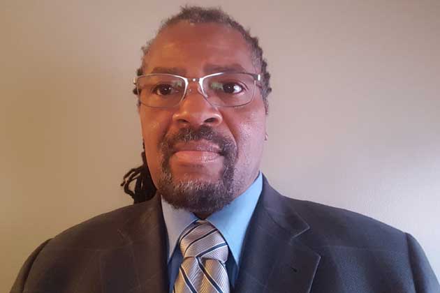 Jerry James, political action chairman with the Bloomington-Normal NAACP, says cynicism keeps many people from going to the polls. (Photo by Eric Stock/WJBC)