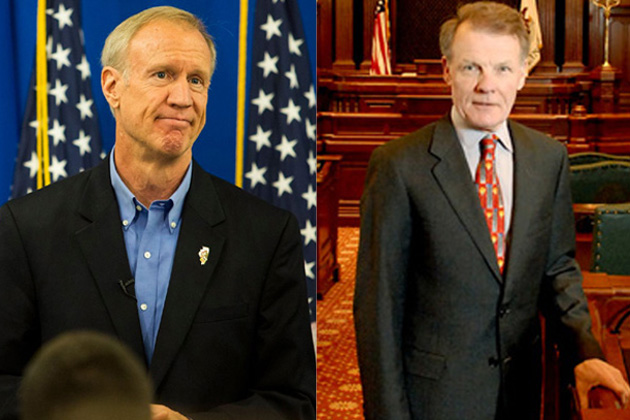 Bruce Rauner, Mike Madigan