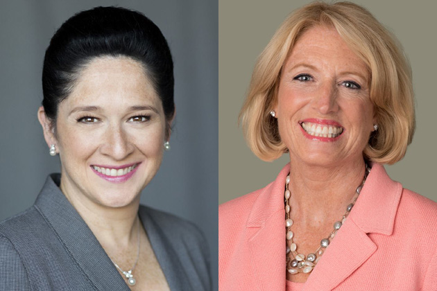 Susana Mendoza and Leslie Munger