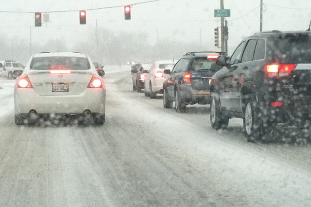 snow traffic