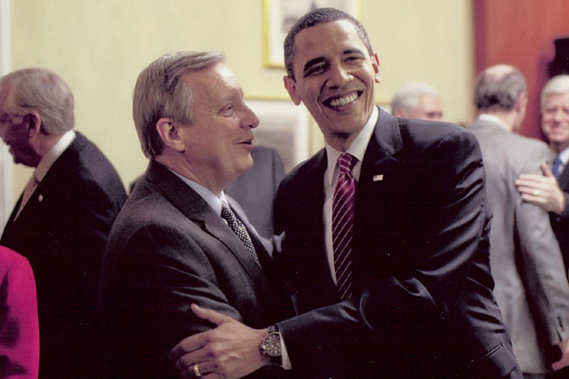 Dick Durbin and Barack Obama