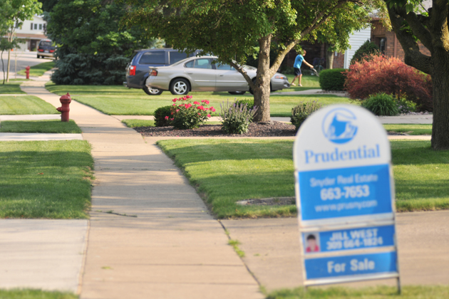 A new report looking to settle the question about whether it's cheaper to rent or buy a home found that many areas of Illinois are quickly becoming unaffordable. (Photo by B Corbin/WJBC)